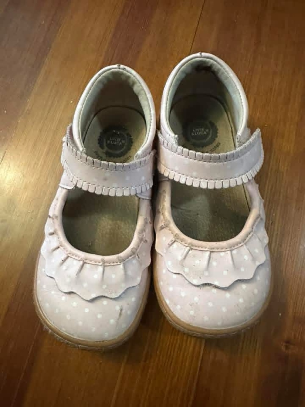 Livie and Luca toddler size 10 polka dot Mary Janes